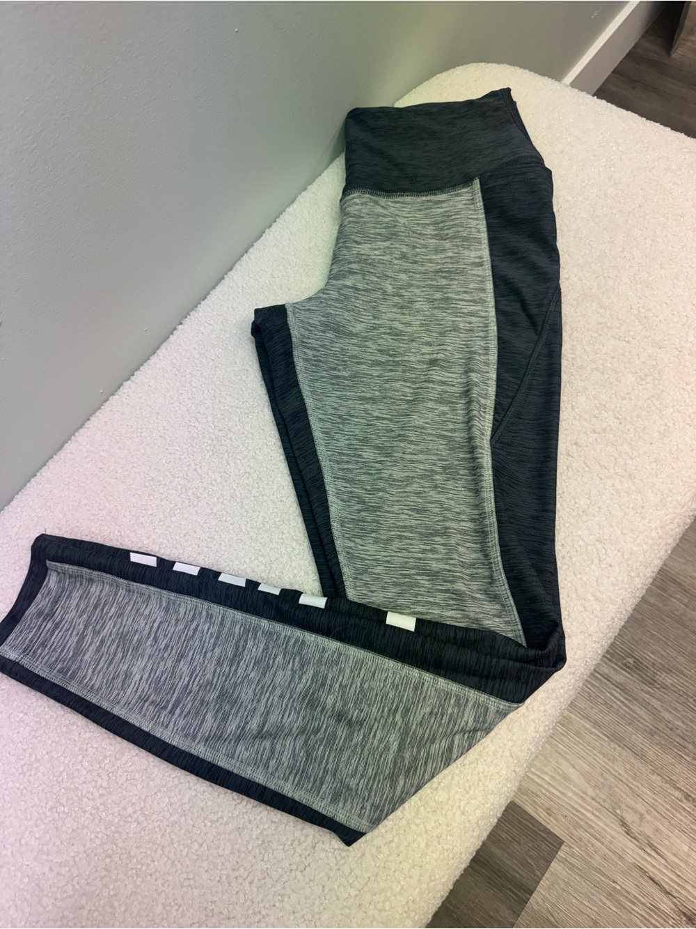 Pink - Women’s Two-Tone Gray Active Leggings